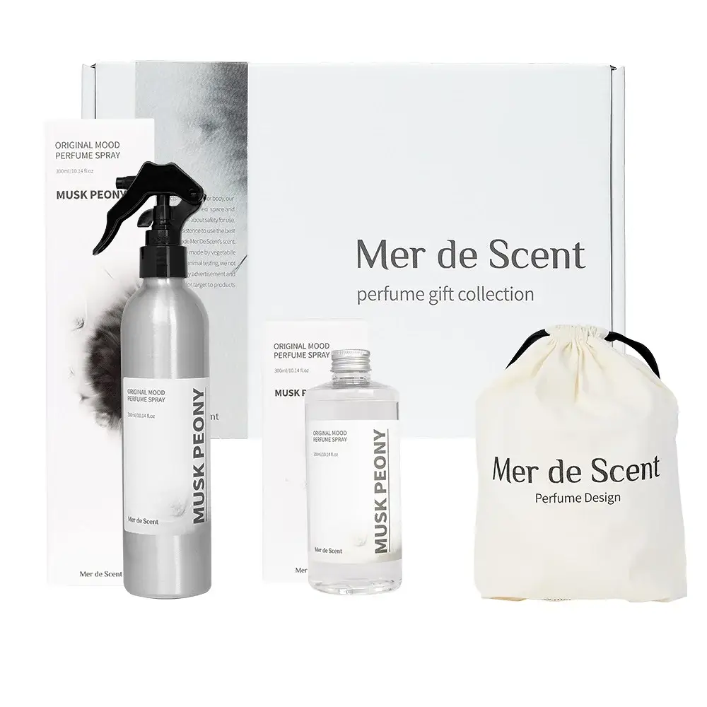 [단독기획] 메르디센트 무드퍼퓸 스프레이 기획 4종 중 1택(본품 300ml +리필 랜덤 증정)